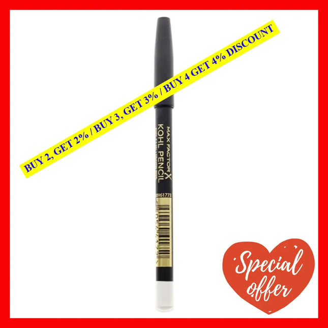 Kohl Kajal Liner Automatic Pencil - 010 White By Max Factor For Women 0.01 Oz Eyeliner
