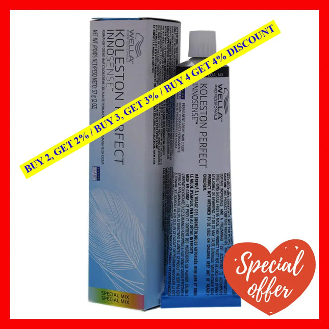 Koleston Perfect Innosense Permanent Creme Hair Color - 0 43 Red Gold By Wella For Unisex 2 Oz