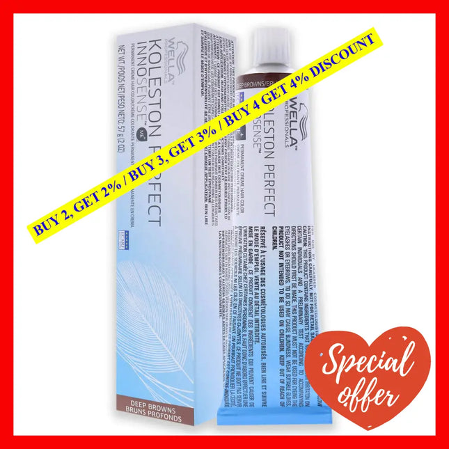 Koleston Perfect Innosense Permanent Creme Hair Color - 5 7 Light Brown-Brown By Wella For Unisex 2