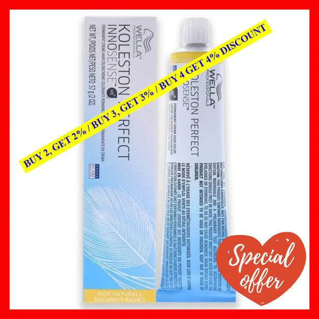 Koleston Perfect Innosense Permanent Creme Hair Color - 6 17 Dark Blonde-Ash Brown By Wella For