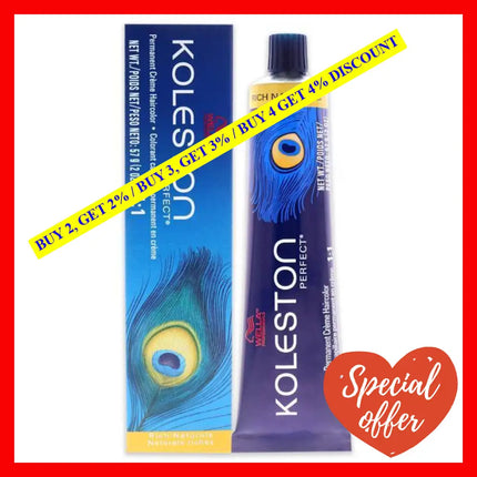 Koleston Perfect Permanent Creme Hair Color - 10 97 Lightest Blonde-Cendre Brown By Wella For