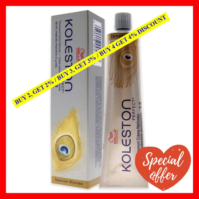 Koleston Perfect Permanent Creme Hair Color - 12 17 Special Blonde-Ash Brown By Wella For Unisex 2