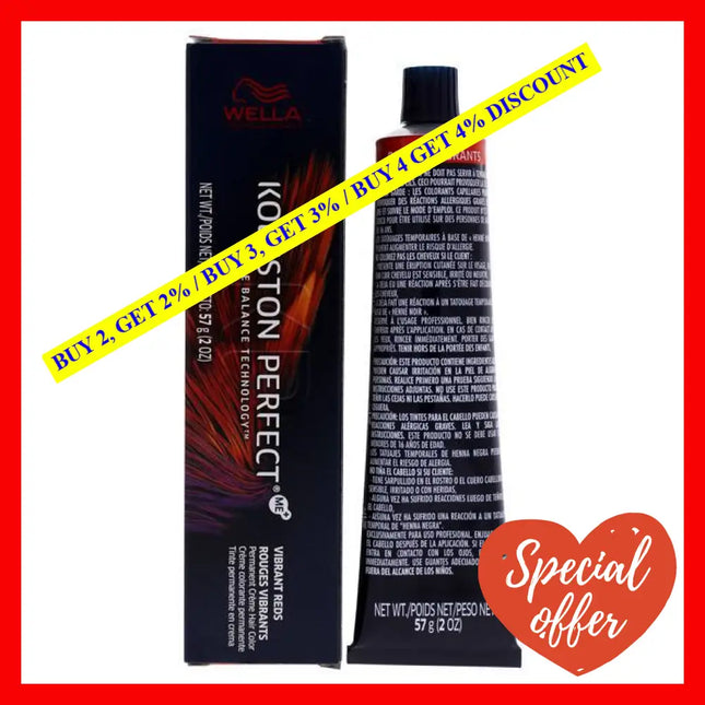 Koleston Perfect Permanent Creme Hair Color - 44 65 Intense Medium Brown-Violet Red-Violet By Wella