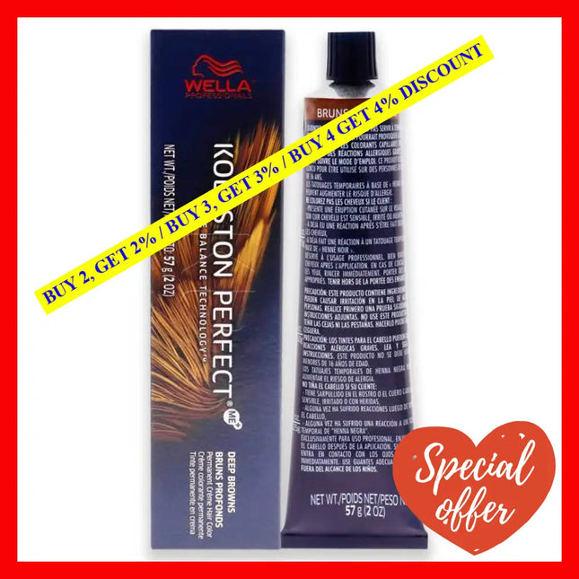 Koleston Perfect Permanent Creme Hair Color - 5 75 Light Brown-Brown Red-Violet By Wella For Unisex