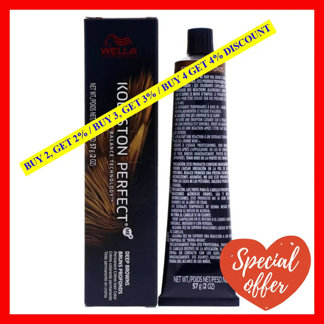 Koleston Perfect Permanent Creme Hair Color - 8 7 Light Blonde-Brown By Wella For Unisex 2 Oz