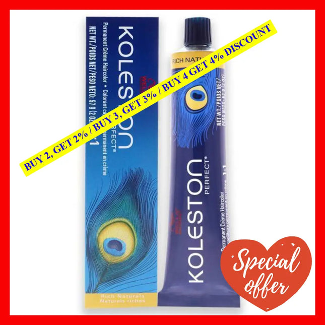 Koleston Perfect Permanent Creme Hair Color - 8 97 Light Blonde-Cendre Brown By Wella For Unisex 2