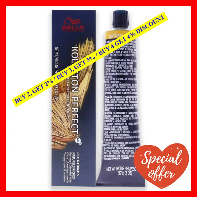 Koleston Perfect Permanent Creme Hair Color - 9 38 Very Light Blonde-Gold Pearl By Wella For Unisex