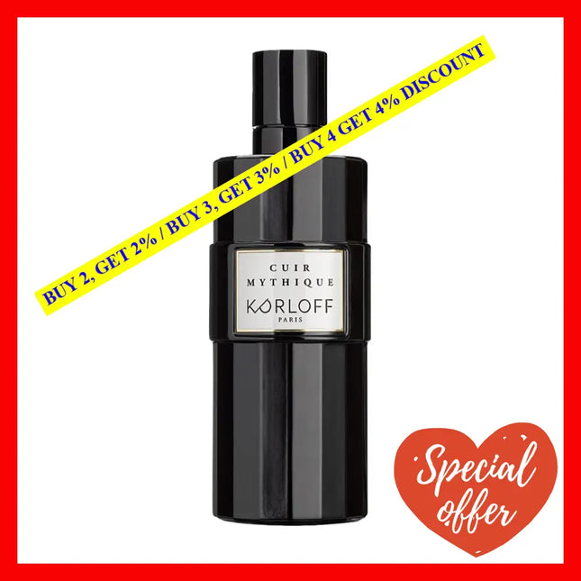 Korloff Cuir Mythique Eau De Parfum Spray 3.4Oz - 100Ml