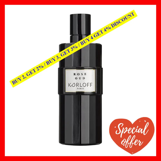 Korloff Rose Oud Eau De Parfum Spray 3.4Oz - 100Ml