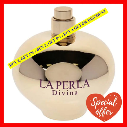 La Perla Divina Gold Edition By For Women - 2.7 Oz Edt Spray (Tester)