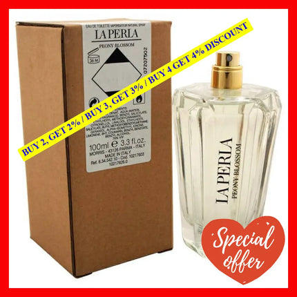 La Perla Peony Blossom By For Women - 3.3 Oz Edt Spray (Tester)