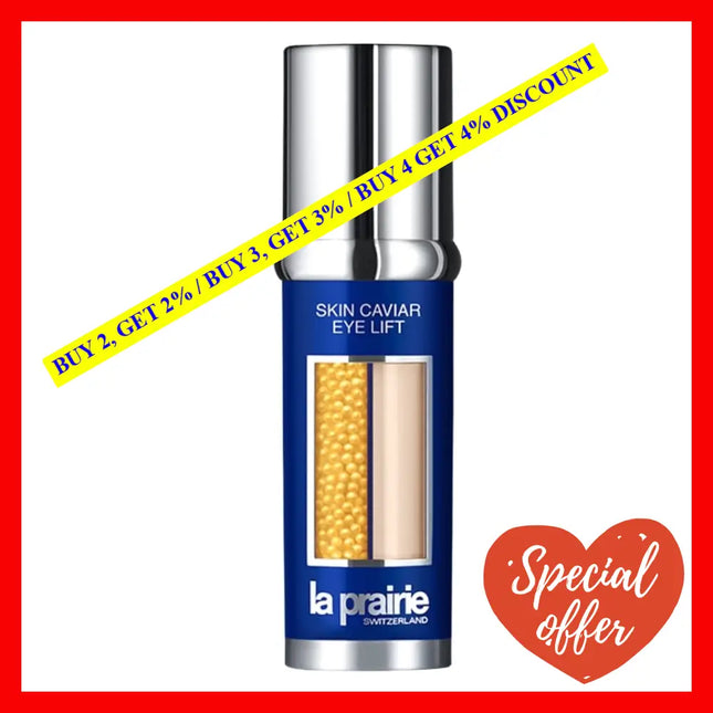 La Prairie Skin Caviar Eye Lift Lifting And Firming Serum 0.7 Oz 20 Ml Expires October 2023