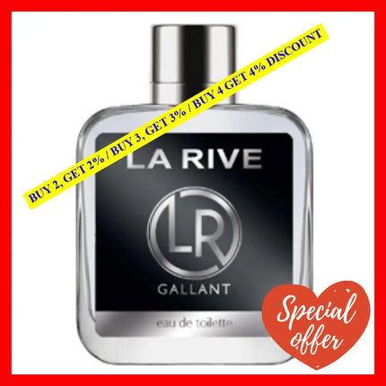 La Rive Gallant For Men Eau De Toilette Spray 3.4Oz/100Ml