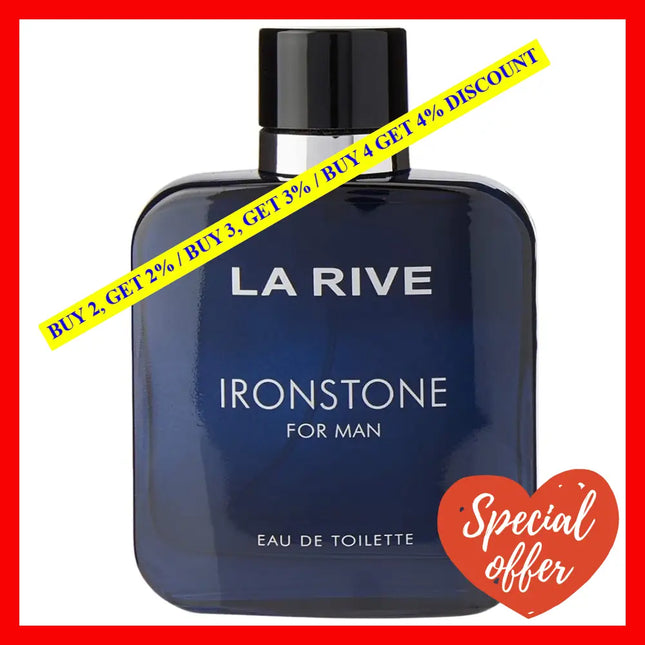 La Rive Ironstone Eau De Toilette 3.3 Oz 100 Ml Spray