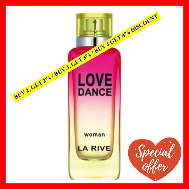 La Rive Love Dance For Women Eau De Parfum Spray 3.4Oz/100Ml