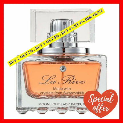 La Rive Moonlight Lady Eau De Parfum Spray With Swarovski Elements 2.5 Oz 75 Ml