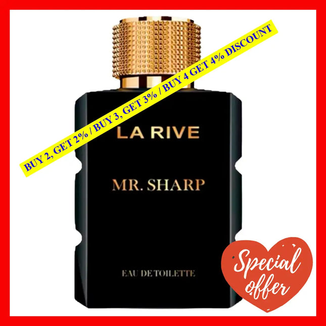 La Rive Mr. Sharp Eau De Toilette 3.3 Oz 100 Ml Spray