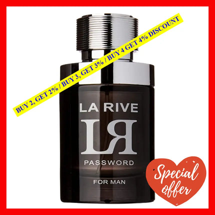 La Rive Password For Men Eau De Toilette 2.5 Oz / 75 Ml