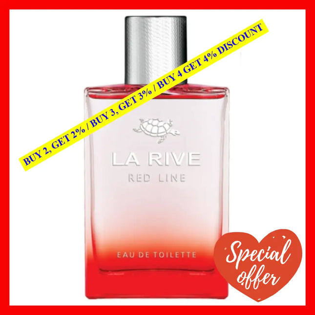 La Rive Red Line Men Eau De Toilette 3 Oz 90 Ml Spray