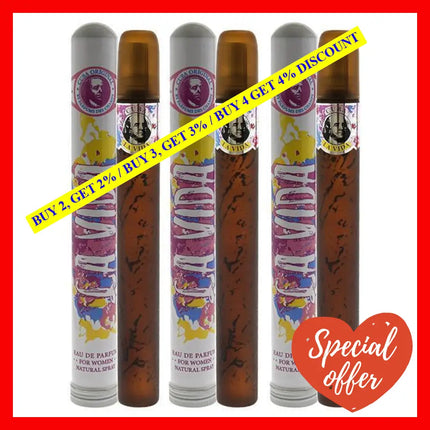 La Vida By Cuba For Women - 1.7 Oz Edp Spray Pack Of 3