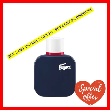 Lacoste Eau De L.12.12 Pour Homme French Panache By For Women - 3.3 Oz Edt Spray