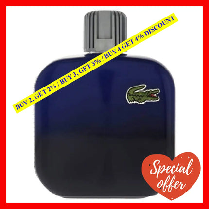 Lacoste Eau De L.12.12 Pour Lui Magnetic By For Men - 3.3 Oz Edt Spray (Tester)