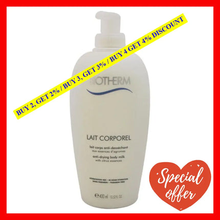 Lait Corporel Anti-Drying Body Milk For Dry Skin By Biotherm For Unisex - 13.52 Oz