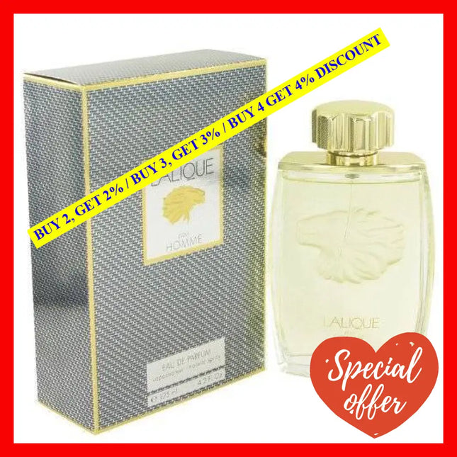 Lalique By For Men - 4.2 Oz Edp Spray