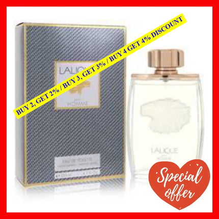 Lalique By For Men - 4.2 Oz Edt Spray