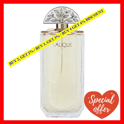 Lalique For Women Eau De Parfum 3.3 Oz 100 Ml Spray