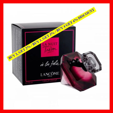 Lancome La Nuit Tresor A Folie Edp Spray Folie/Lancome Eau De Parfum 2.5 Oz (75 Ml) (Women)
