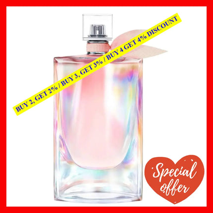 Lancome La Vie Est Belle Soleil Cristal Eau De Parfum Spray. 3.4Oz - 100Ml