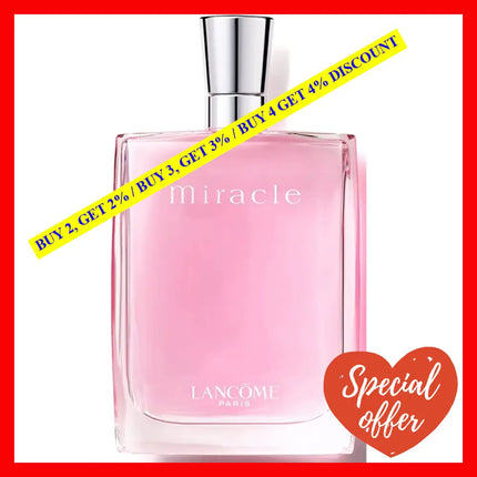 Lancome Miracle Edp Spray 3.4Oz-100Ml