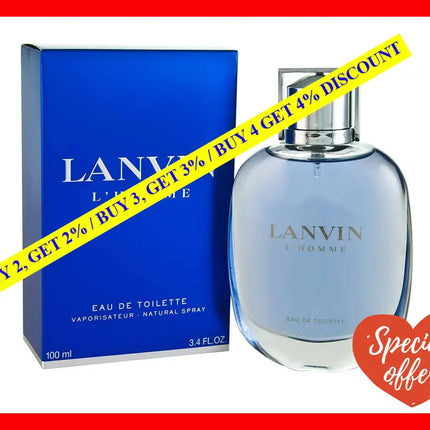 Lanvin By For Men - 3.4 Oz Edt Spray