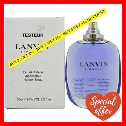 Lanvin By For Men - 3.3 Oz Edt Spray (Tester)