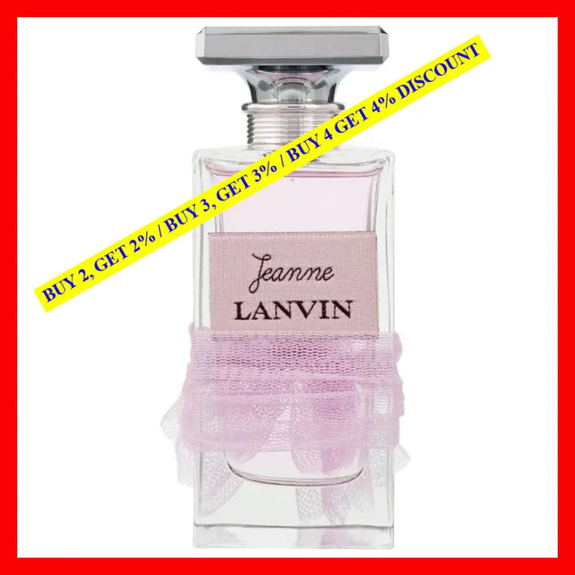Lanvin Jeanne Perfume Eau De Parfum Spray 3.3 Oz 100 Ml For Women
