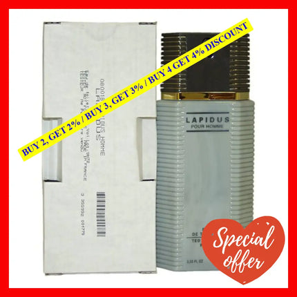 Lapidus By Ted For Men - 3.4 Oz Edt Spray (Tester)