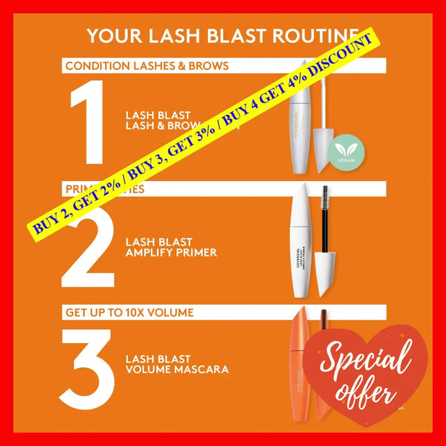 Lash Blast Volume Mascara - # 810 Black Brown By Covergirl For Women 0.44 Oz