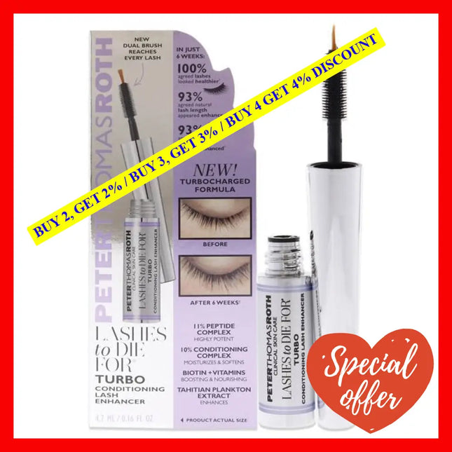 Lashes To Die For Turbo Conditioning Lash Enhancer By Peter Thomas Roth Women - 0.16 Oz Treatment