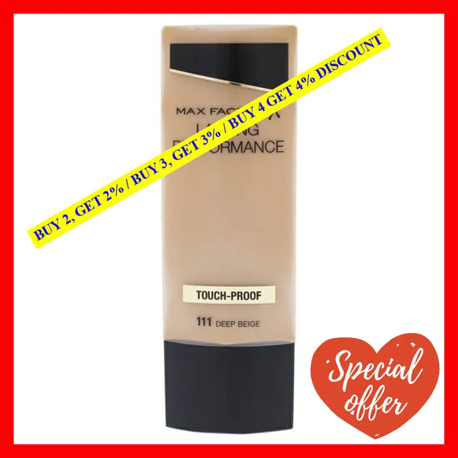 Lasting Performance Long Foundation - 111 Deep Beige By Max Factor For Women 35 Ml
