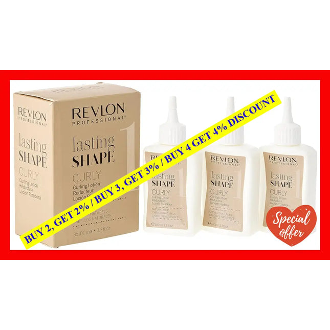 Lasting Shape Curly Natural Hair Lotion - # 1 By Revlon For Unisex 3 X 3.3 Oz