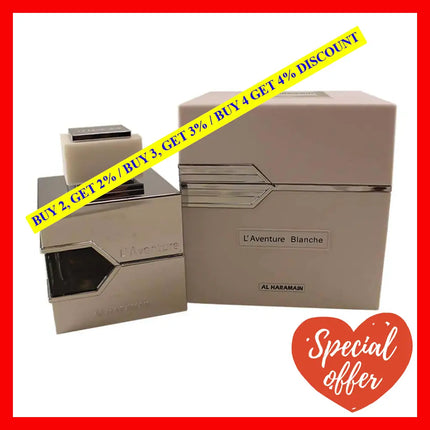 Laventure Blanche By Al Haramain For Men - 3.33 Oz Edp Spray