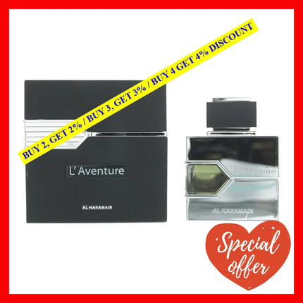 Laventure By Al Haramain For Men - 3.33 Oz Edp Spray