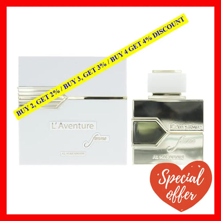 Laventure Femme By Al Haramain For Women - 3.33 Oz Edp Spray
