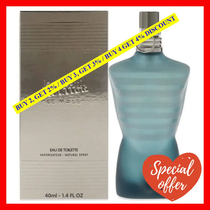 Le Male By Jean Paul Gaultier For Men - 1.3 Oz Edt Spray