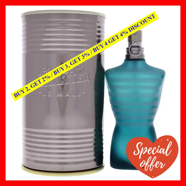 Le Male By Jean Paul Gaultier For Men - 2.5 Oz Edt Spray