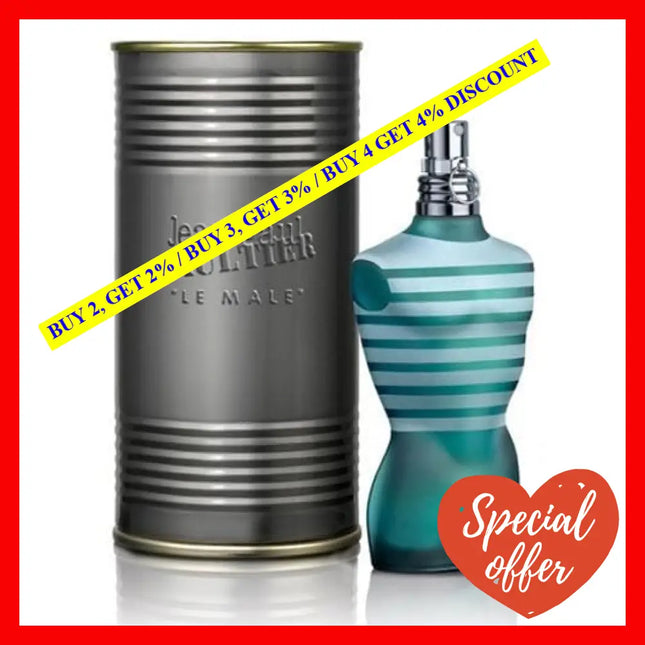 Le Male By Jean Paul Gaultier For Men - 4.2 Oz Edt Spray