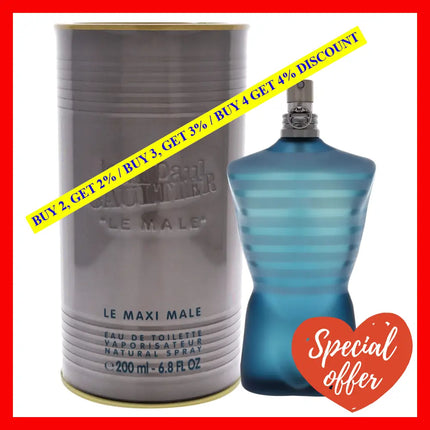 Le Male By Jean Paul Gaultier For Men - 6.8 Oz Edt Spray