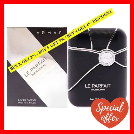 Le Parfait By Armaf For Men - 3.4 Oz Edp Spray