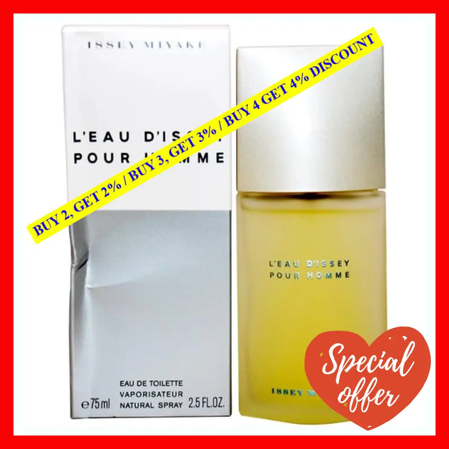 Leau Dissey By Issey Miyake For Men - 2.5 Oz Edt Spray (Tester)